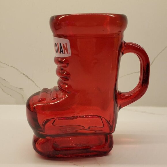 Molson Canadian Red Skii Boot Mug  Stein 3.75"Diam x 7.5"h - Picture 4 of 10